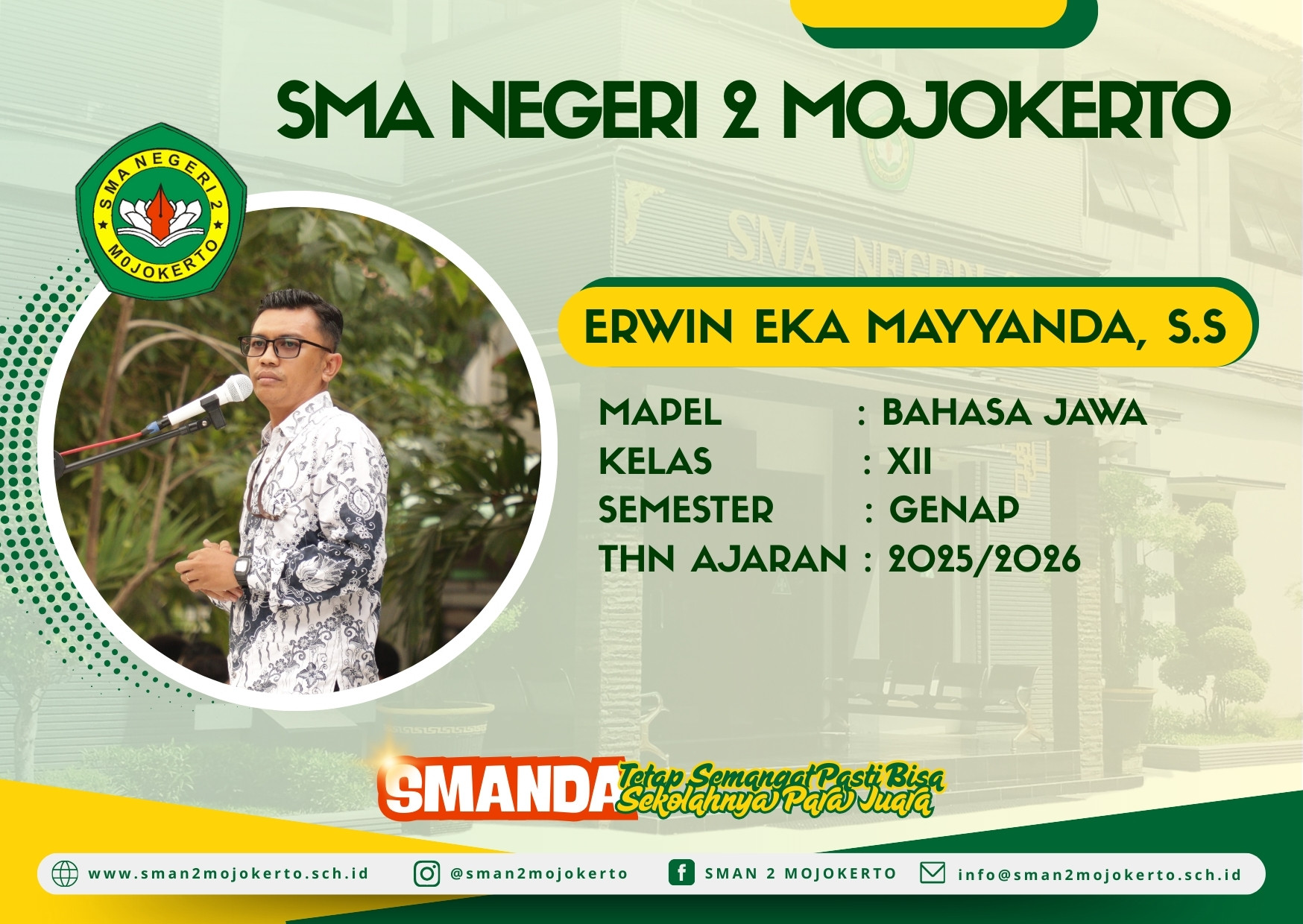 BAHASA JAWA XII - SEMESTER 2