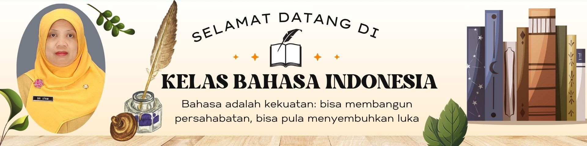 Dengan bahasa, kita bisa memahami dunia. Dengan Bahasa Indonesia, kita bisa mencintai bangsa. Bahasa Indonesia bukan hanya pelajaran, tetapi warisan dan kebanggaan
